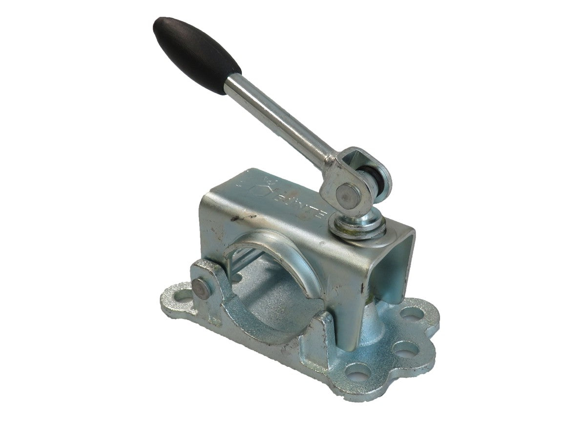 Neuswiel-steunpootklem 48mm met knikspindel