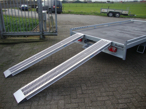 Oprijplaat set 240x30 cm 2800 kg u-profiel