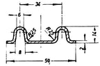 Klepscharnier 36 cm