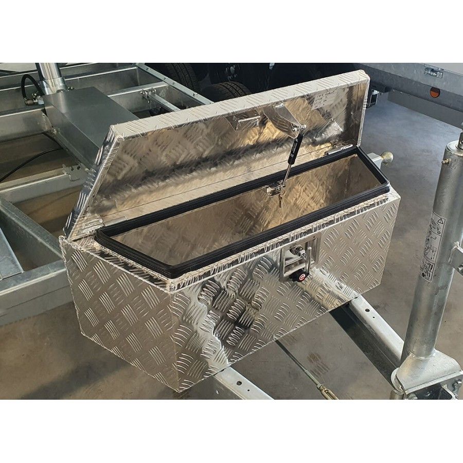 Aluminium bagagebox 90/66x30x35cm